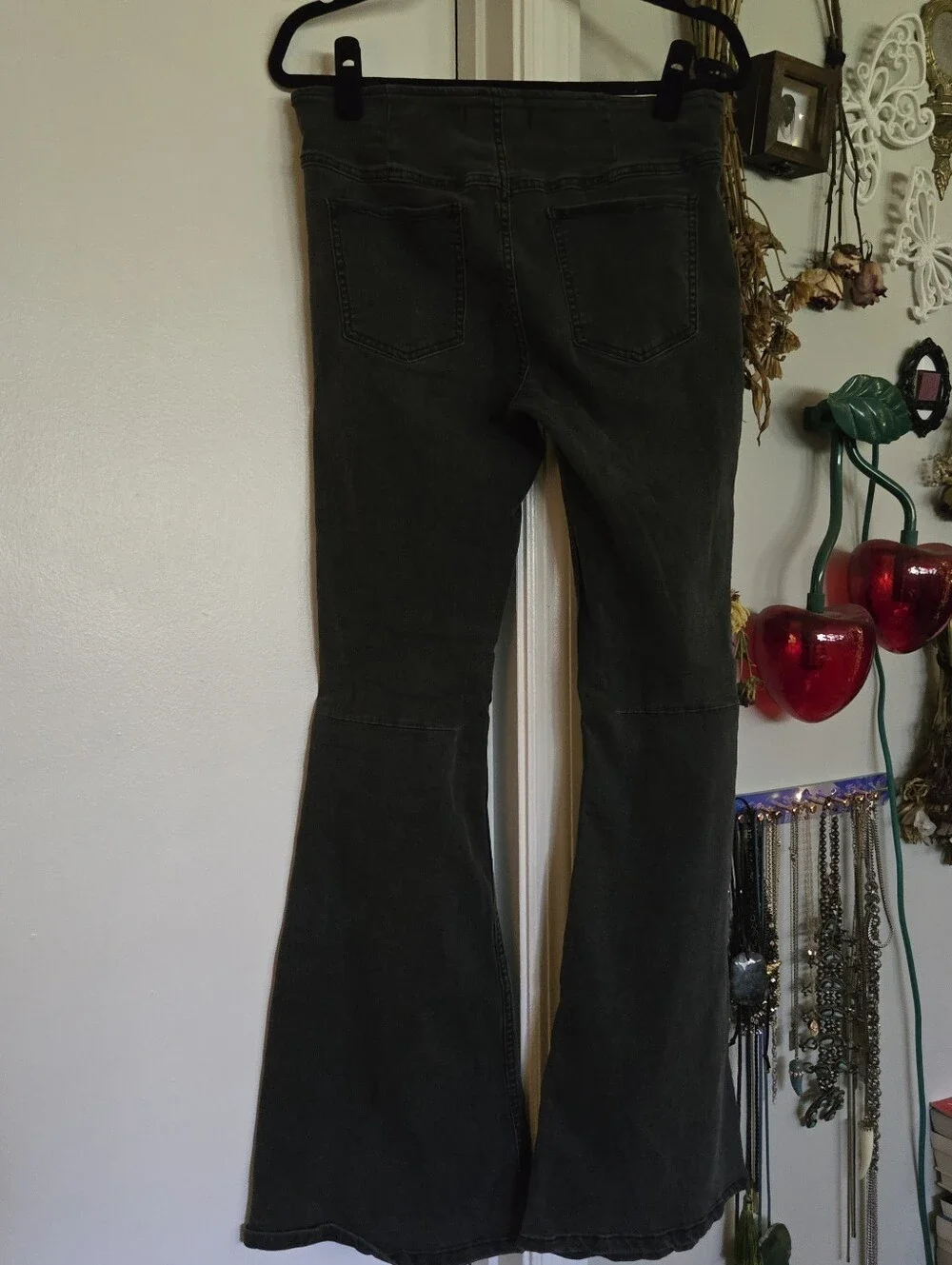 Free People Pull On Penny Flare Stretch Jeans Mid Rise 29